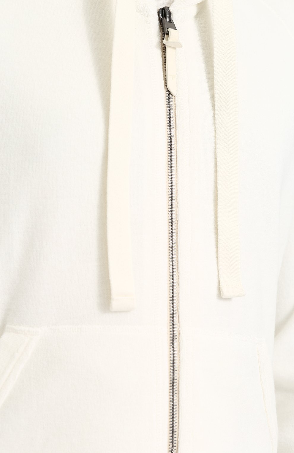 Хлопковая толстовка на молнии с капюшоном TOM FORD, арт. BP228/TFJ917, фото 5