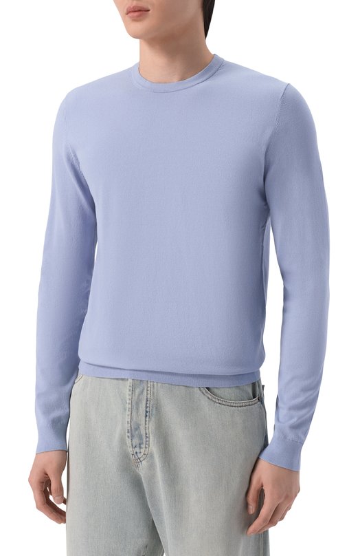 Джемпер из вискозы HUGO 50532074 Голубой  50532074 Фото 3