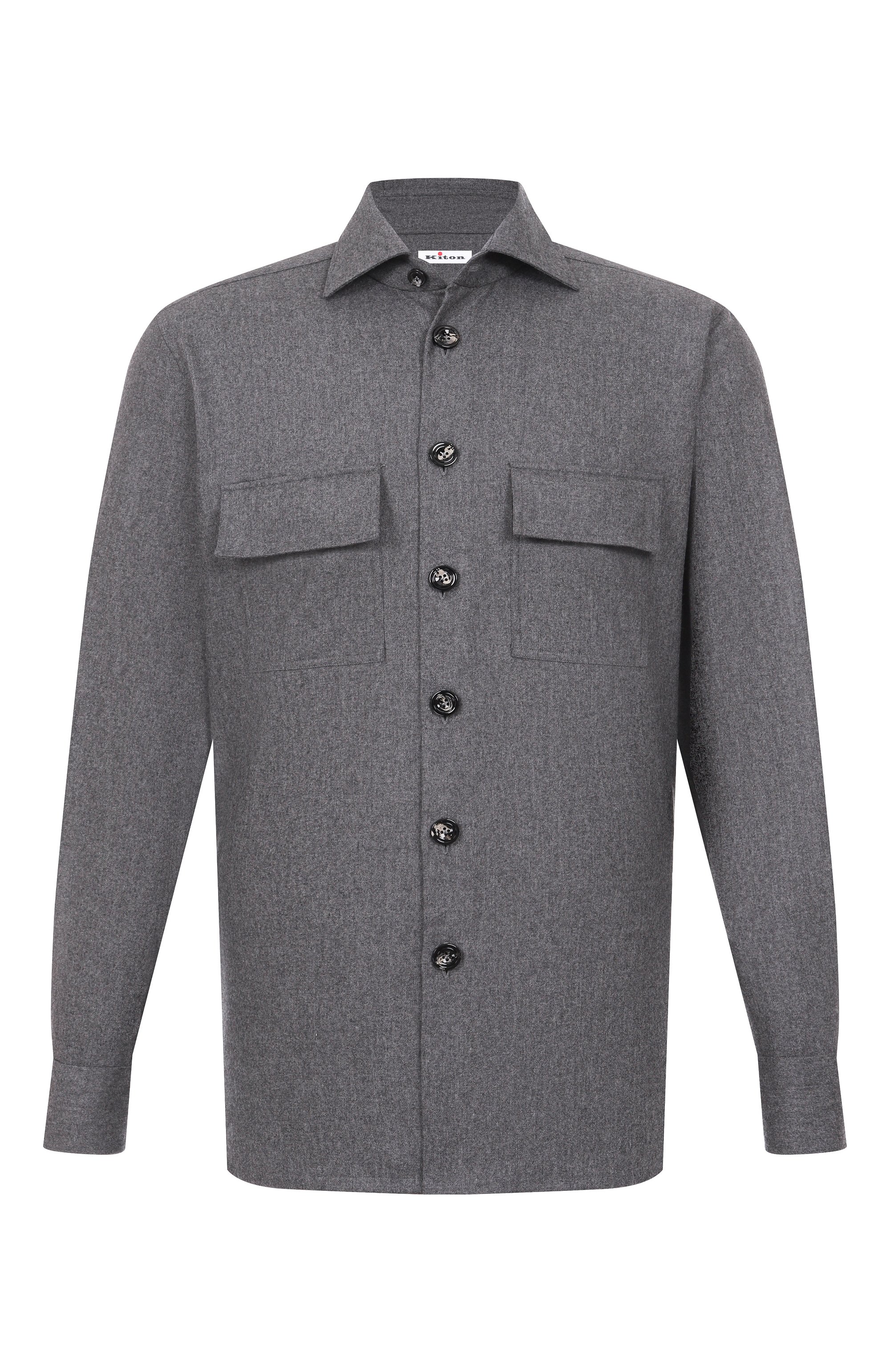 Шерстяная рубашка KITON, арт. UMC016K0124G02, фото 1