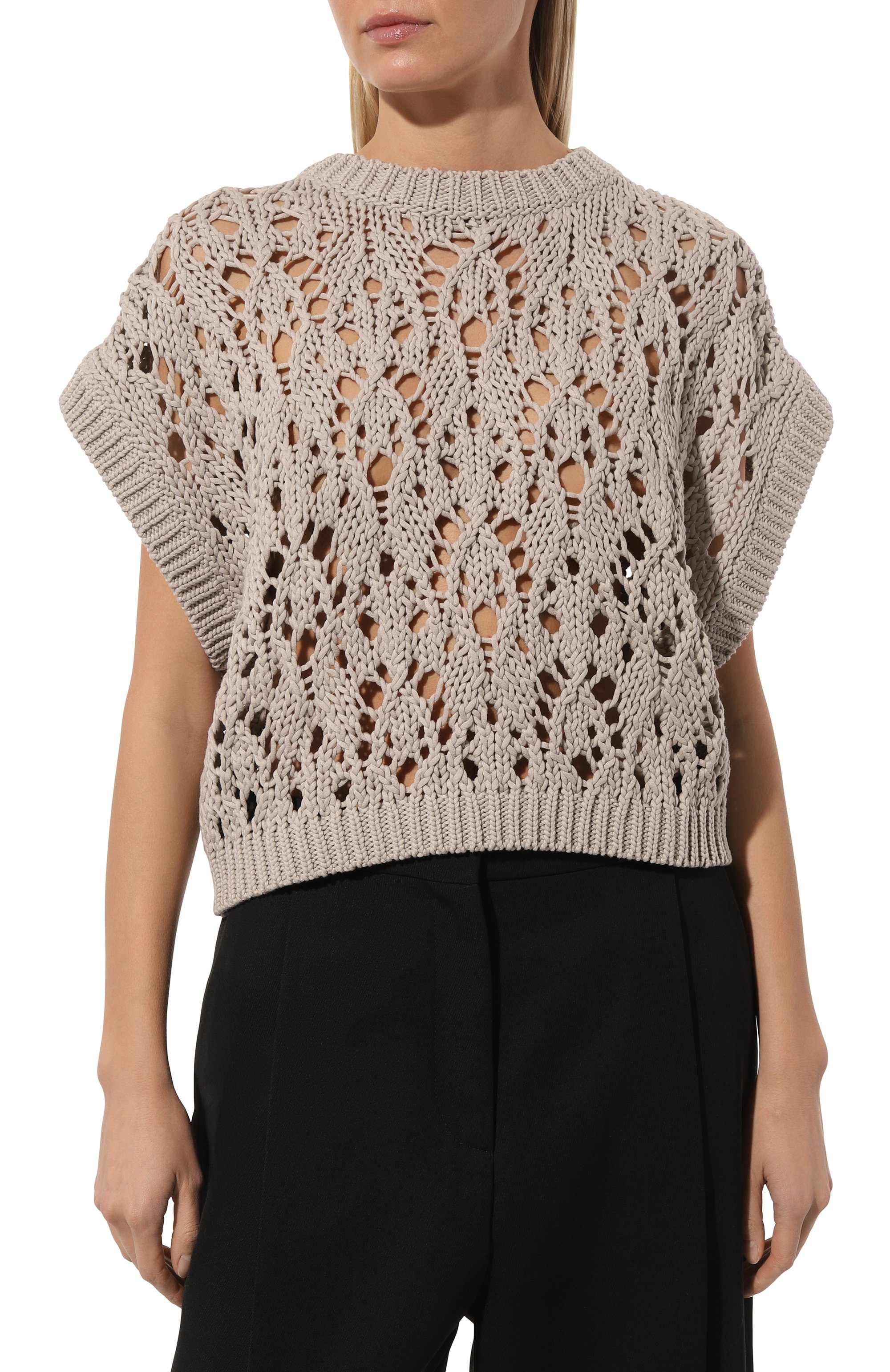 Хлопковый жилет BRUNELLO CUCINELLI, арт. M8E38B1281, фото 3