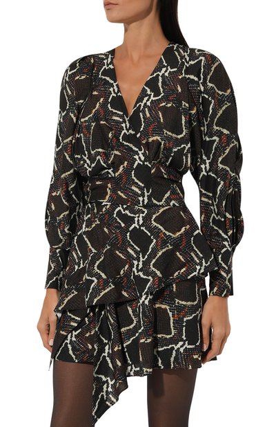 Платье из вискозы и шелка IRO, арт. WM33AL0ULI, фото 3