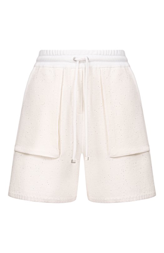 Шорты с отделкой пайетками Freeage S26.SR052P.1889.100 Белый S26.SR052P.1889.100