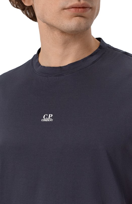 Хлопковая футболка C.P. Company 20CMTS114A/006374G Чёрный  20CMTS114A/006374G Фото 5