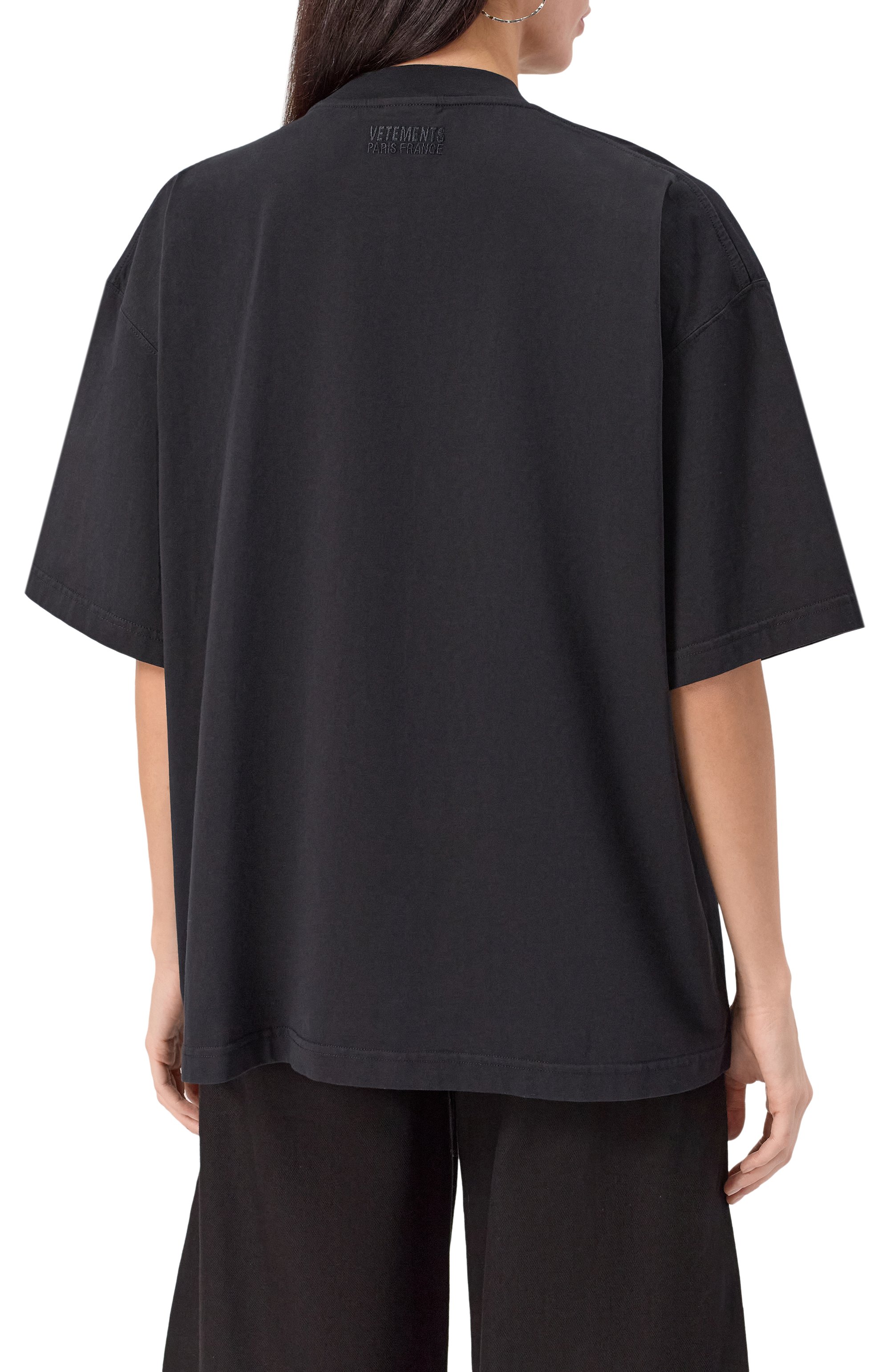 Хлопковая футболка VETEMENTS, арт. UH76TR410B/1000 LIGHT JERSEY, фото 8