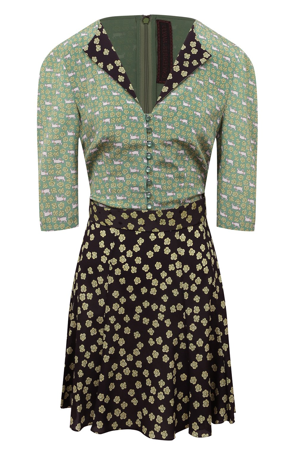 Шелковое платье ULYANA SERGEENKO, арт. ABC001SS22Ornella4639т21, фото 1