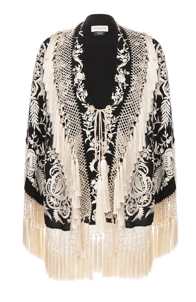 Женская шелковая накидка DRIES VAN NOTEN, арт. 201-11307-9303