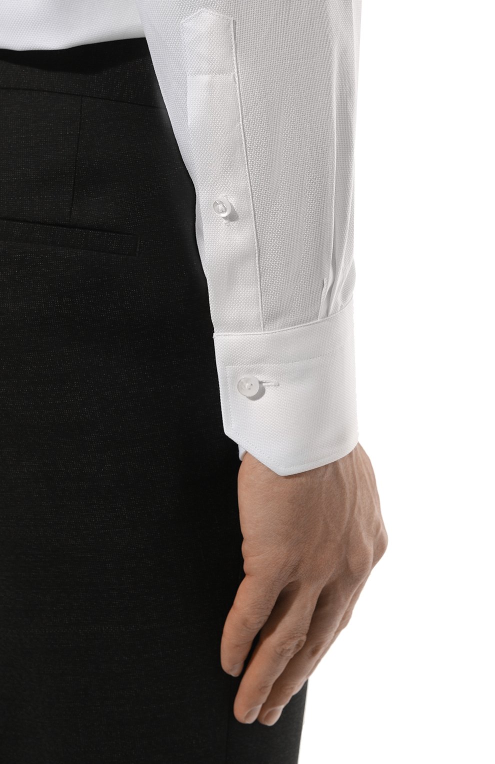 Хлопковая сорочка ZEGNA, арт. 703901A7/9MS0BA, фото 6