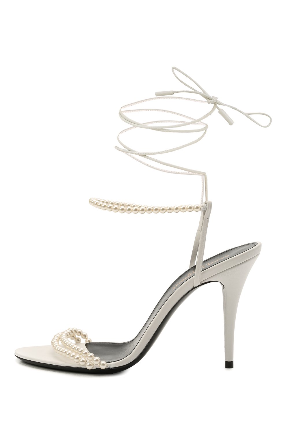 Кожаные босоножки  luna SAINT LAURENT, арт. 650820/20500, фото 3