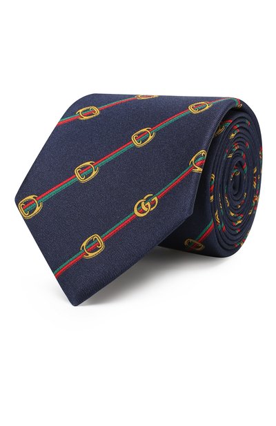 Мужской шелковый галстук GUCCI, арт. 561990/4E001