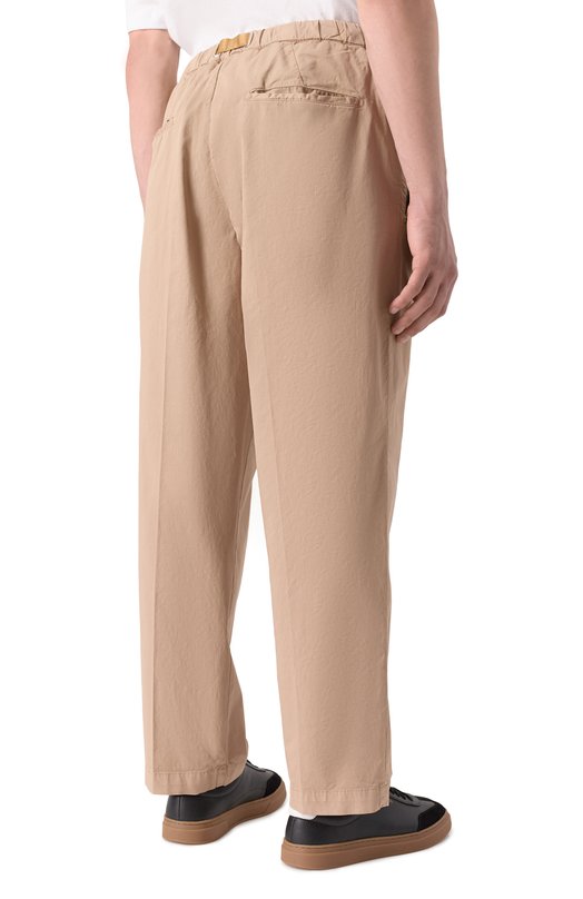 Хлопковые брюки White Sand 26SU68/190 Бежевый  26SU68/190 Фото 4