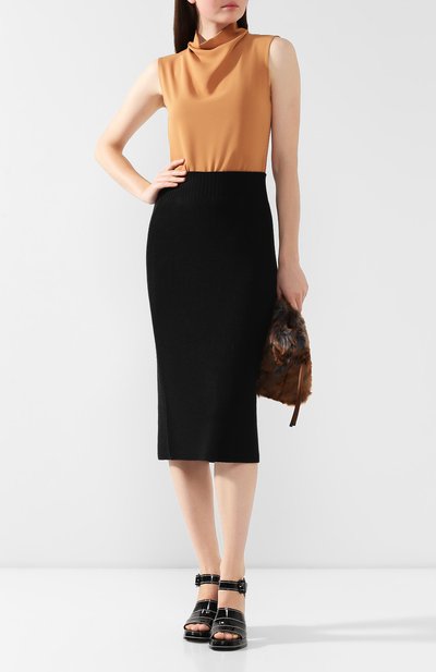 Юбка DRIES VAN NOTEN черного цвета по цене 26350 руб., арт. 192-11208-8721, фото 2 Юбка DRIES VAN NOTEN, арт. 192-11208-8721, фото 2