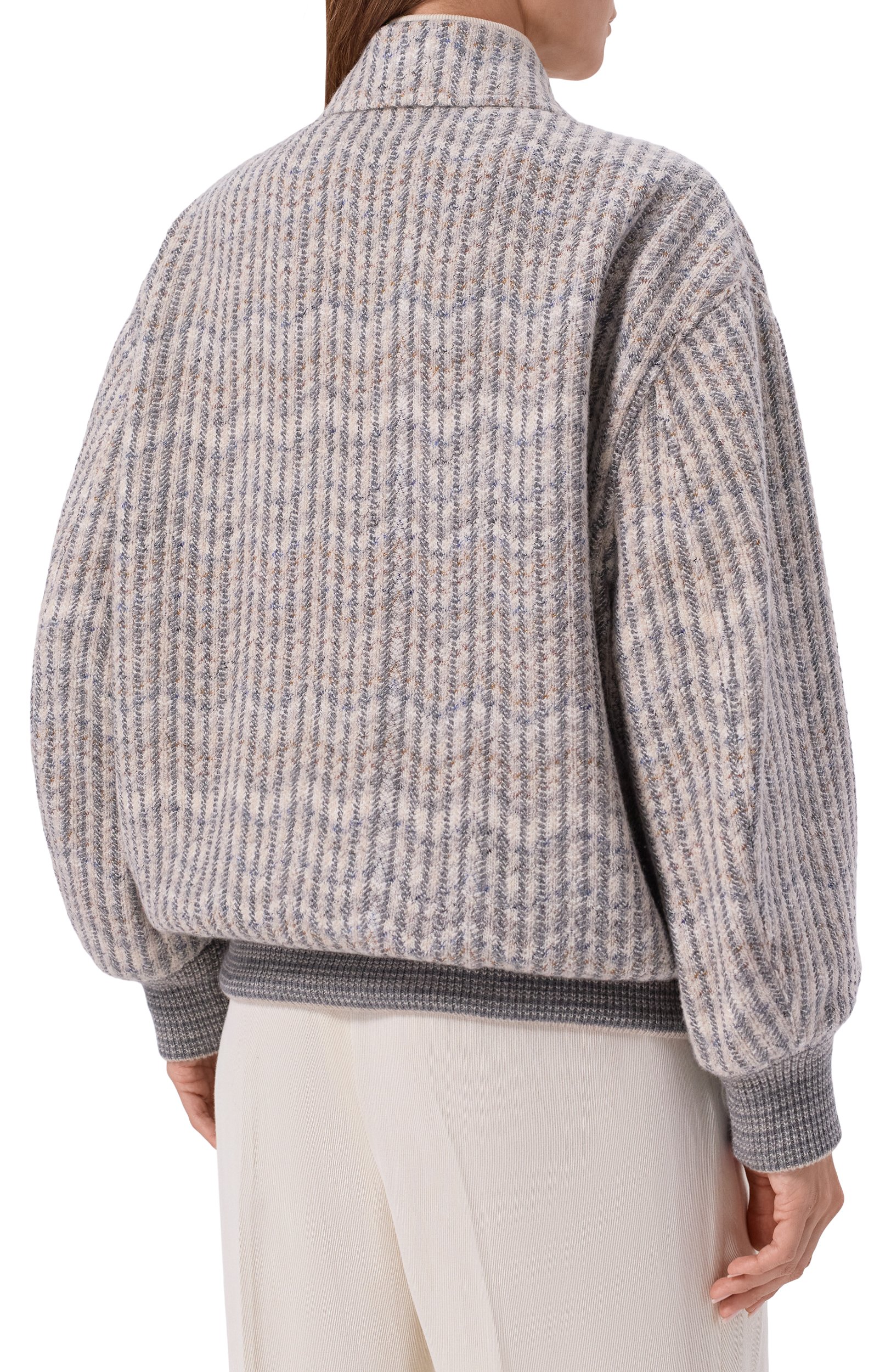 Бомбер из кашемира и вискозы MISSONI, арт. DS26WC06/BC006H, фото 4