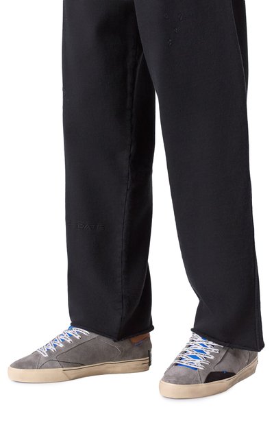 Комбинированные кеды distressed CRIME LONDON серого цвета по цене 25150 руб., арт. 11034AA8, фото 3 Комбинированные кеды distressed CRIME LONDON, арт. 11034AA8, фото 3