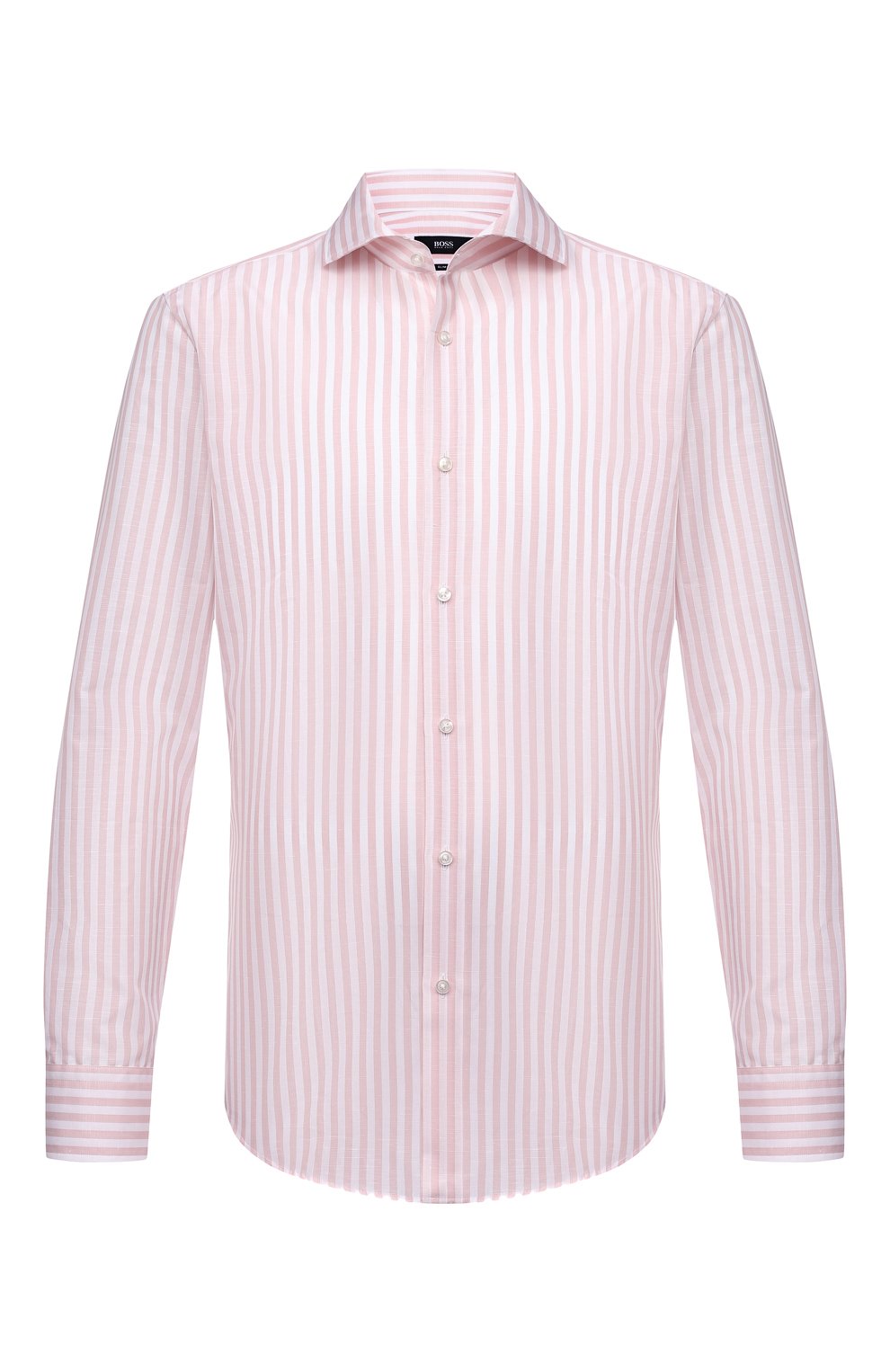 Рубашка из хлопка и льна BOSS, арт. 50451268, фото 1