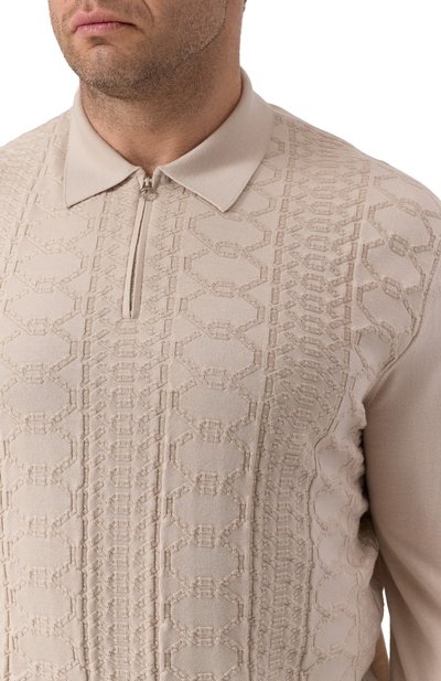 Поло из шерсти и шелка STEFANO RICCI, арт. KE06014P30/E25404, фото 5