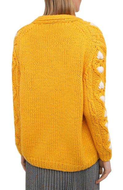 Шерстяной кардиган MIU MIU, арт. MMF307-MPZ-F0080, фото 4