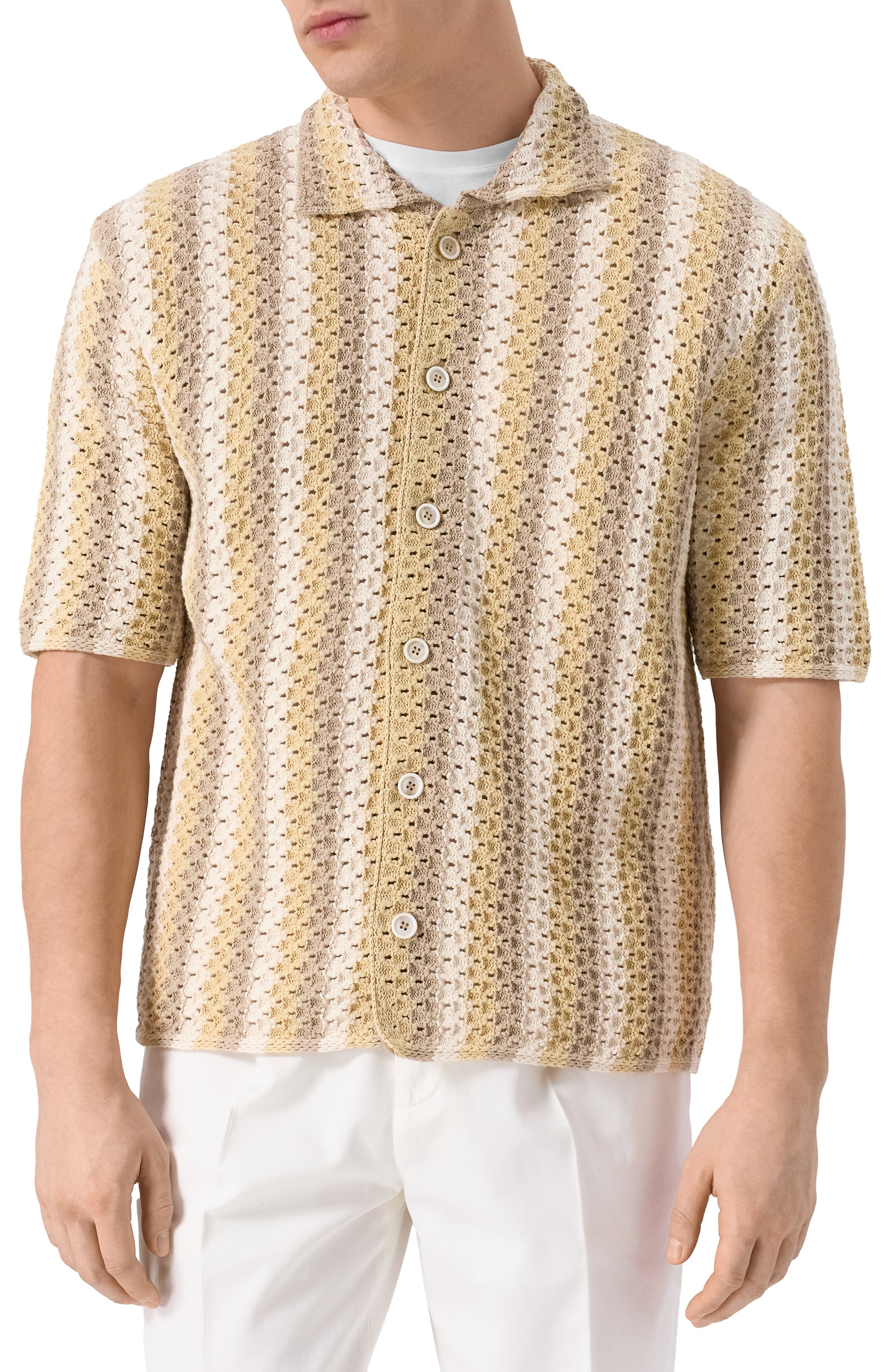 Хлопковая рубашка MVST, арт. 25E/X1P/0/A007/7594, фото 3