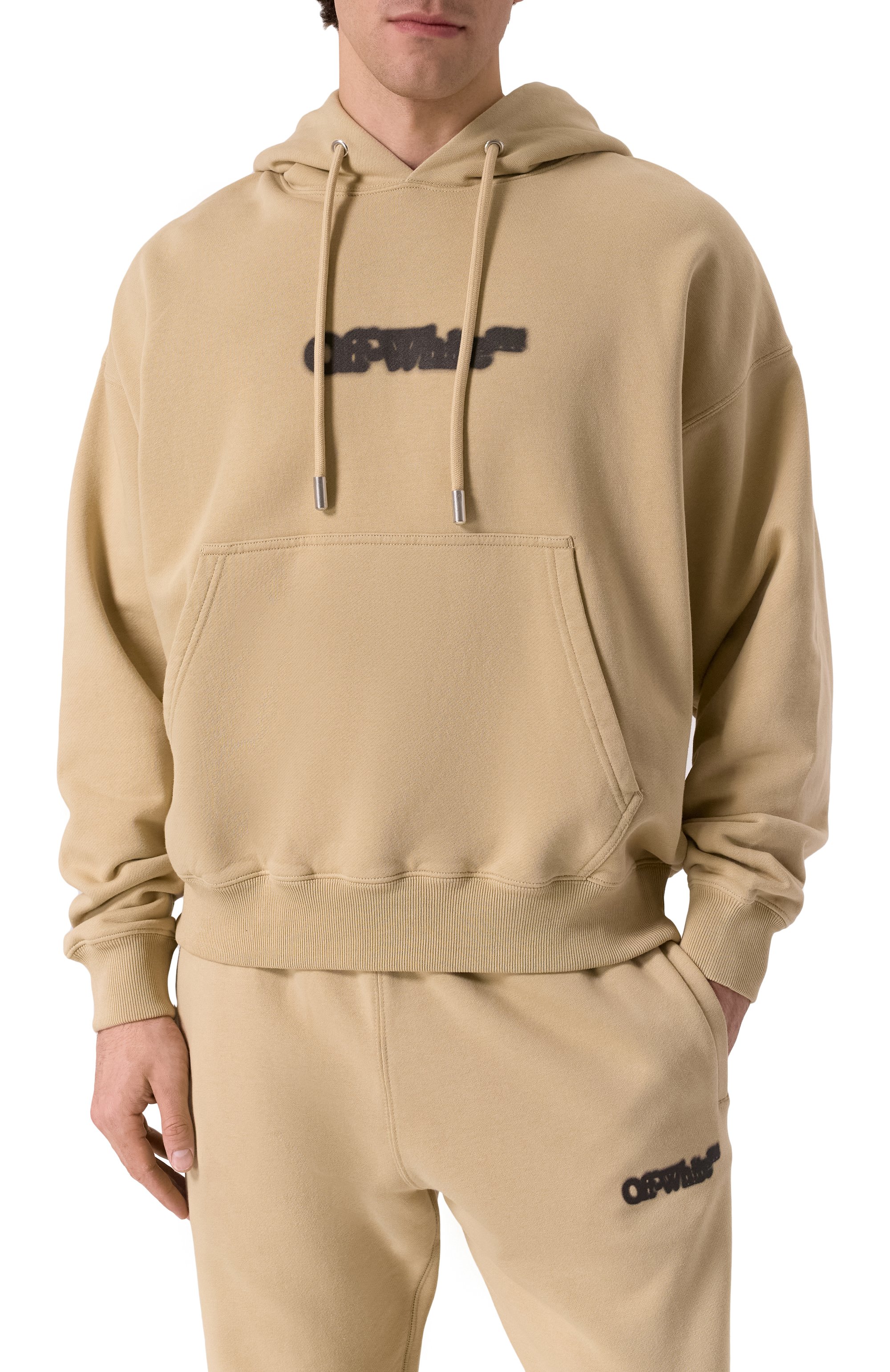 Хлопковое худи OFF-WHITE, арт. 0MBB085S25FLE00I, фото 3