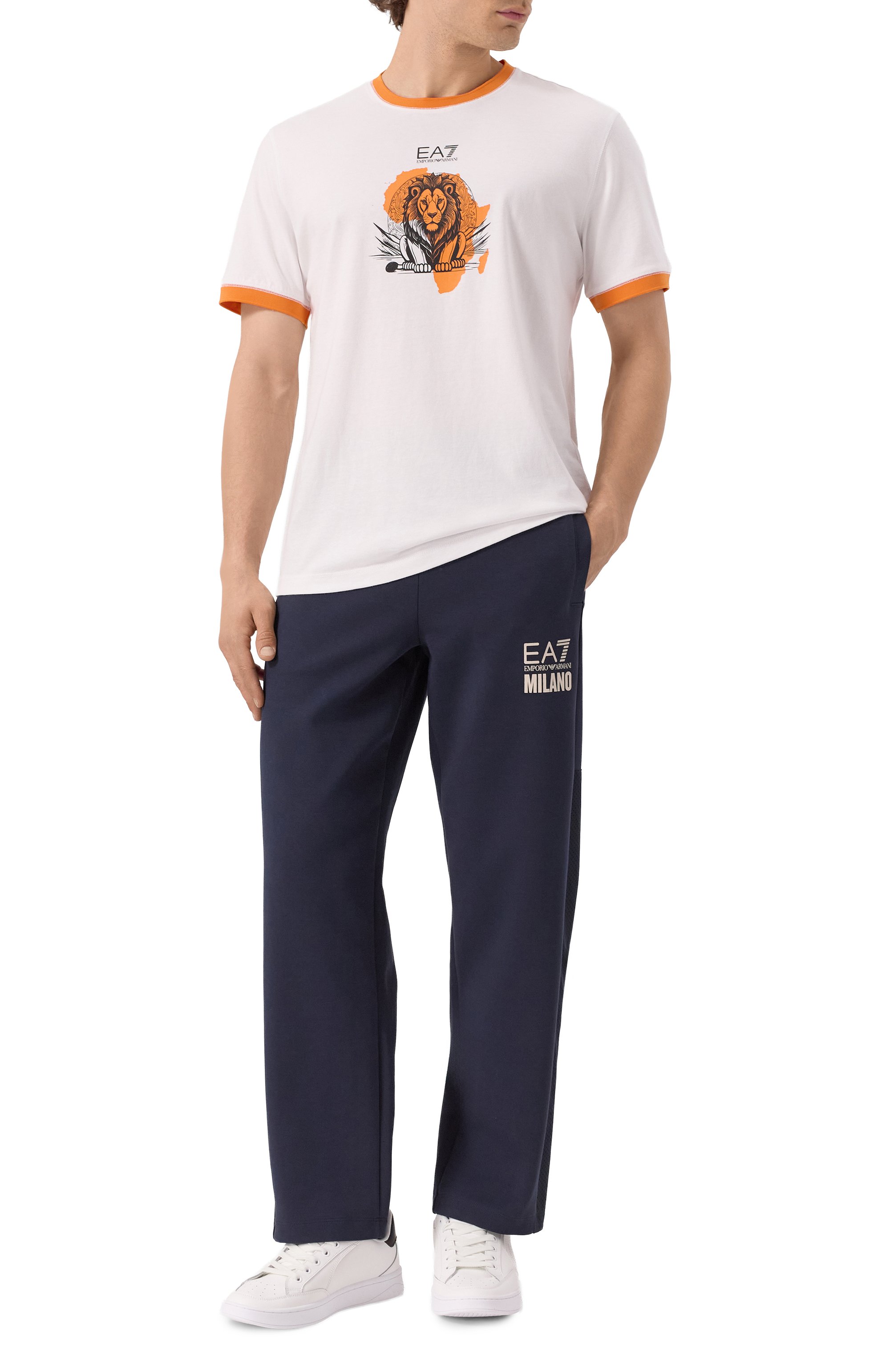 Хлопковые брюки EA7, арт. 7M000159/AF14776, фото 2