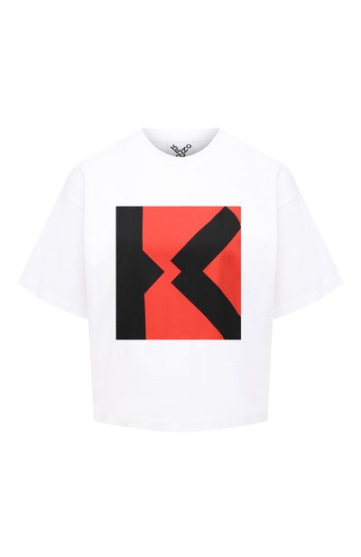 Женская хлопковая футболка kenzo sport KENZO, арт. FB52TS6904SJ