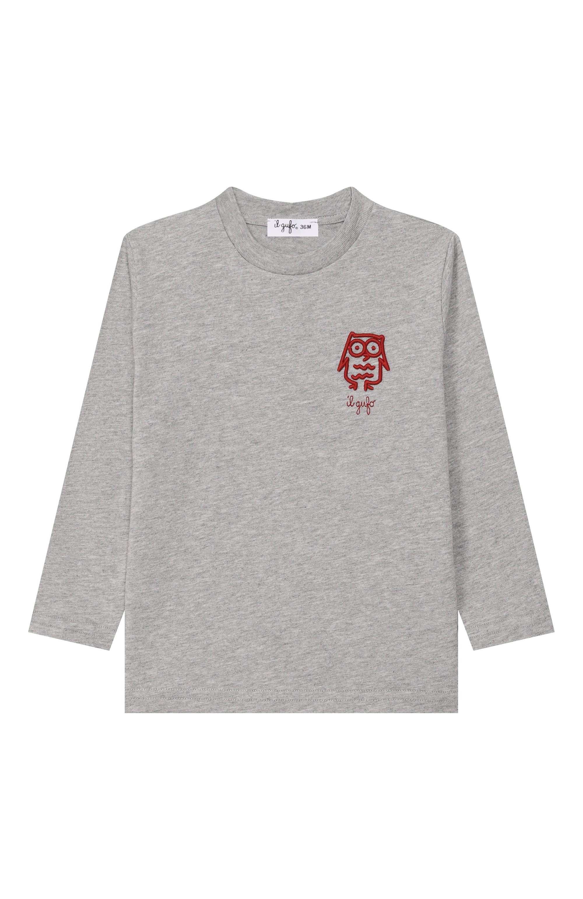 Хлопковый лонгслив IL GUFO, арт. A25GTA0005MF002_002, фото 1