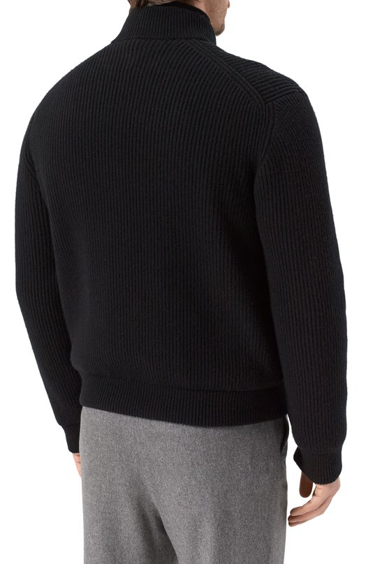 Кашемировый кардиган с подкладкой из норки MVST FTXTRECK-ES3625-3V/TR-ES3625-1 Чёрный  FTXTRECK-ES3625-3V/TR-ES3625-1 Фото 4