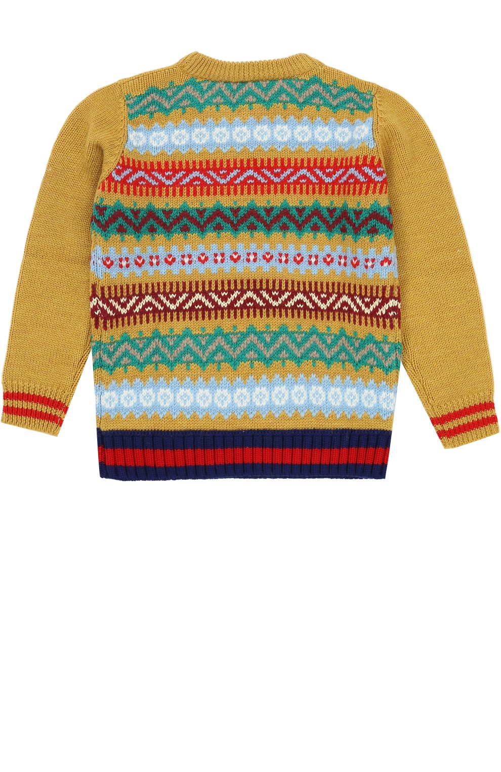 Вязаный пуловер из шерсти с принтом GUCCI, арт. 475572/X9C63, фото 2