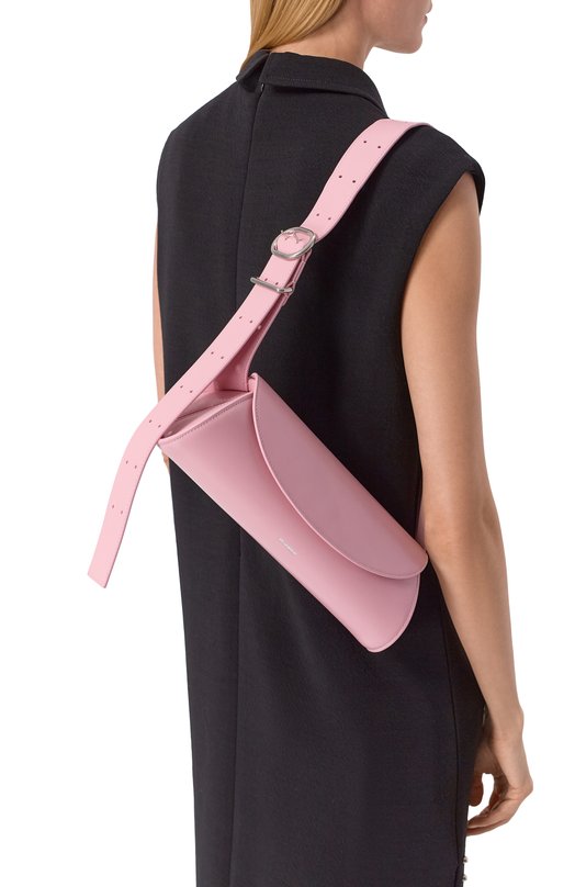 Сумка Cannolo small Jil Sander J07WD0023-P5355 Розовый  J07WD0023-P5355 Фото 2