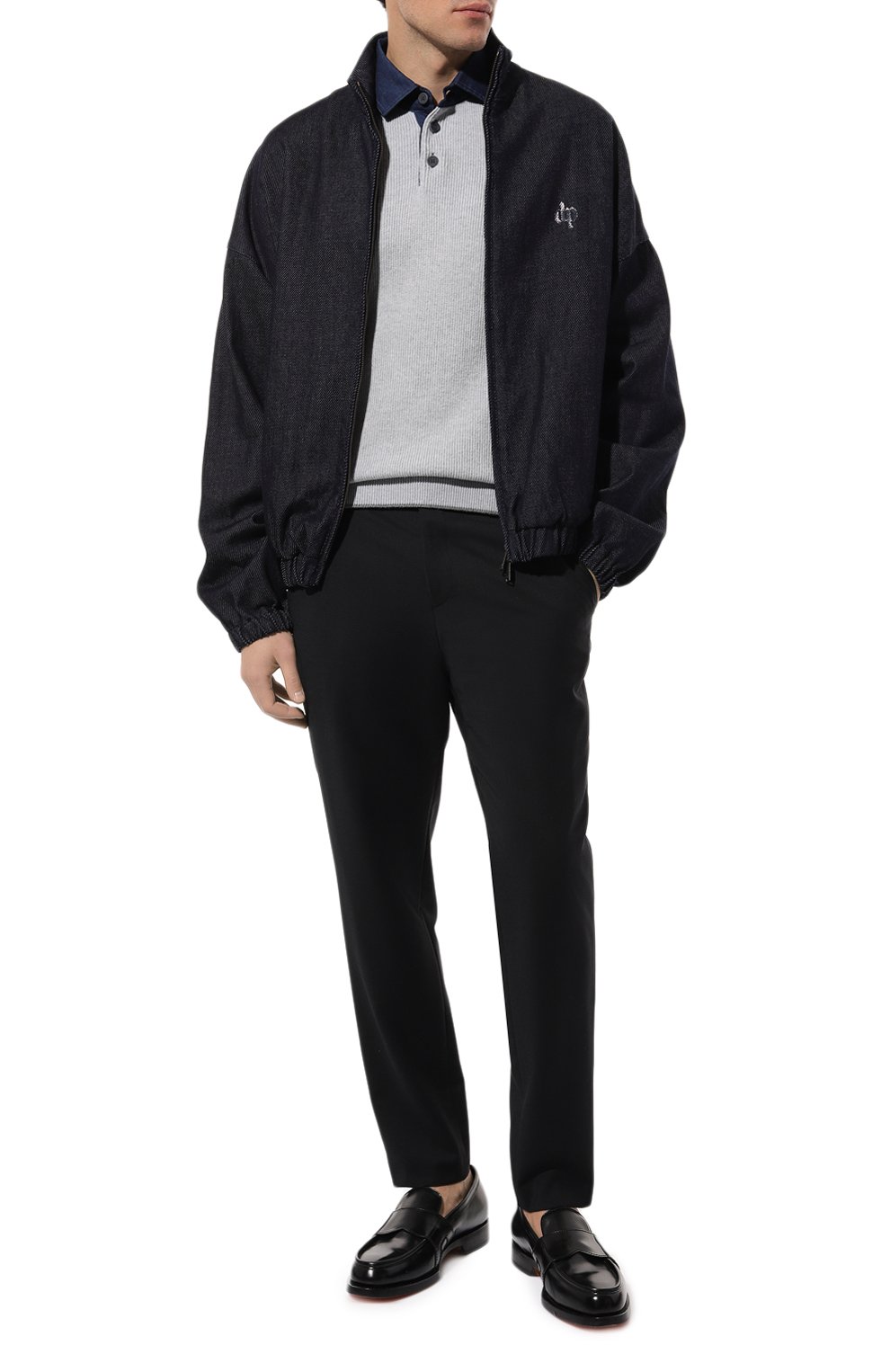 Шерстяные брюки BOSS, арт. 50524574, фото 2