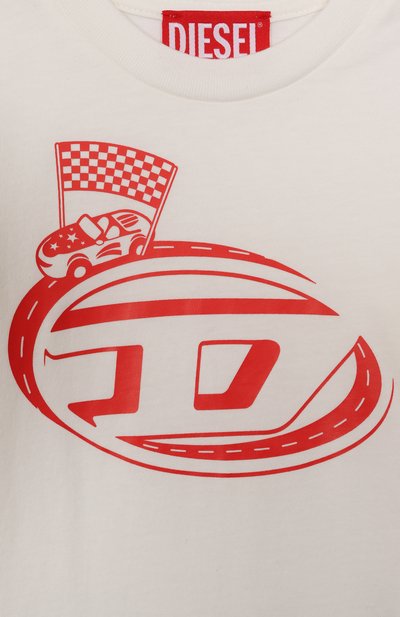 Хлопковый лонгслив DIESEL, арт. K00707/00YI9, фото 3