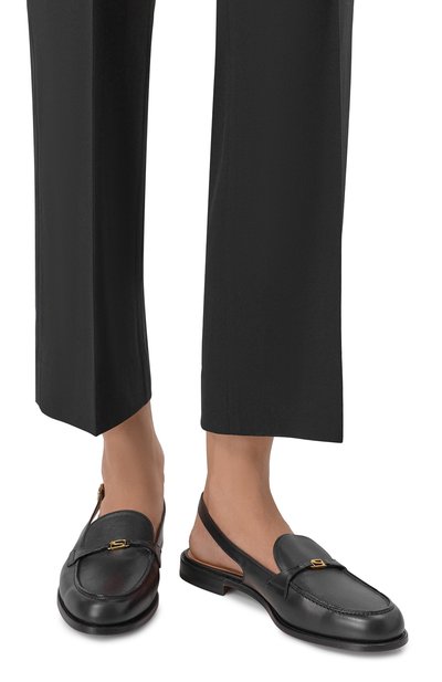 Кожаные лоферы SANTONI, арт. WUWG72068BA2ND0F, фото 2