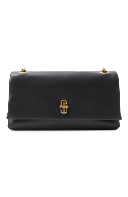 Женская сумка the dual mini MARC JACOBS (THE) черного цвета, арт. 2R4SMN003S02 | Фото 1 (Материал сплава: Проставлено; Драгоценные камни: Проставлено; Размер: mini; Материал: Натуральная кожа)