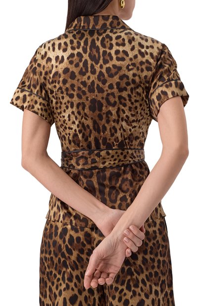 Атласная блузка DOLCE & GABBANA, арт. F5G67T/FSAXY, фото 4