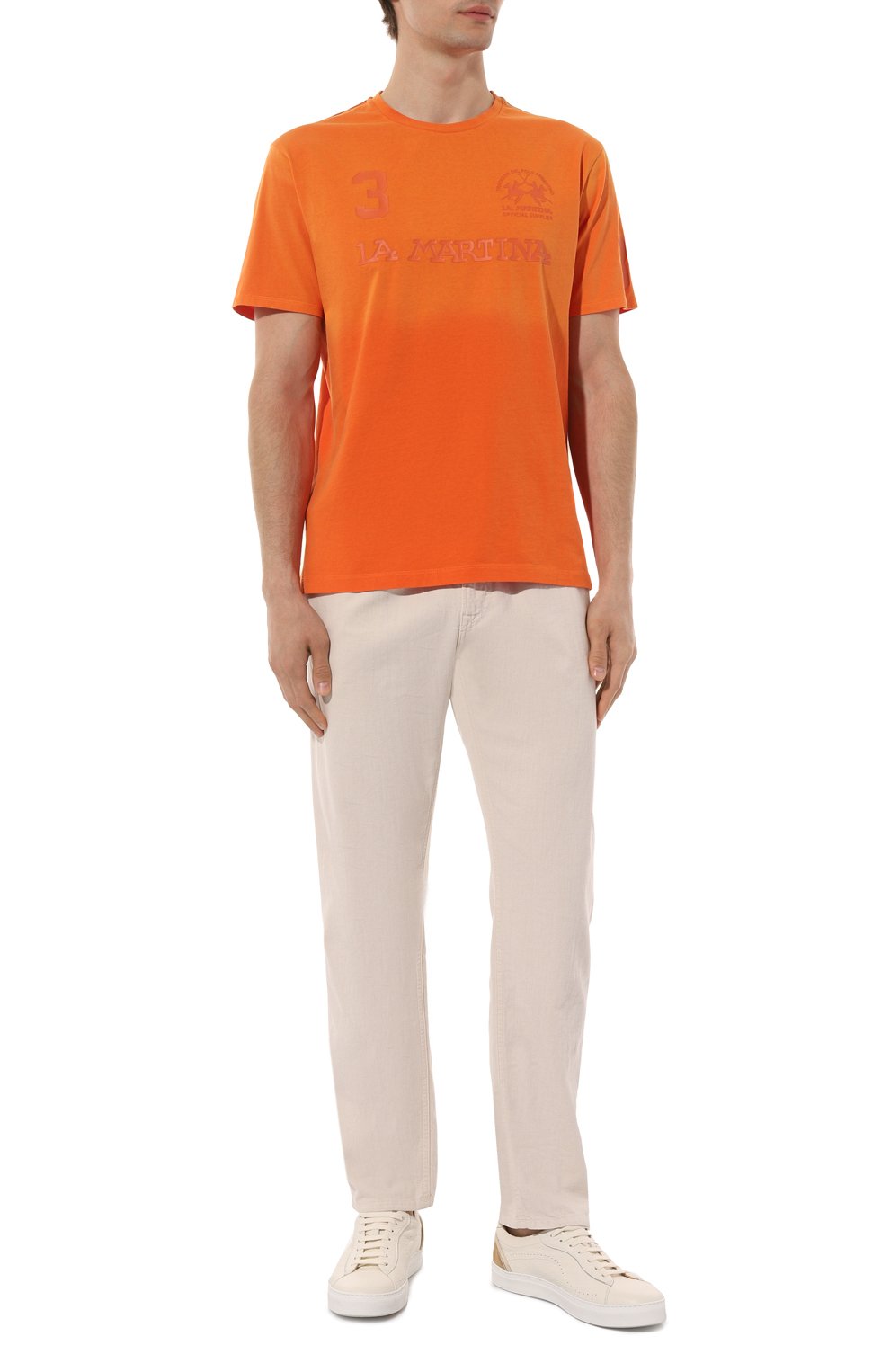 Хлопковая футболка LA MARTINA, арт. VMR310/JS206, фото 2