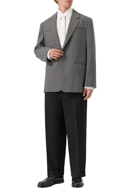 Шерстяной пиджак Jil Sander J22BN0264-J41558 Серый  J22BN0264-J41558 Фото 2