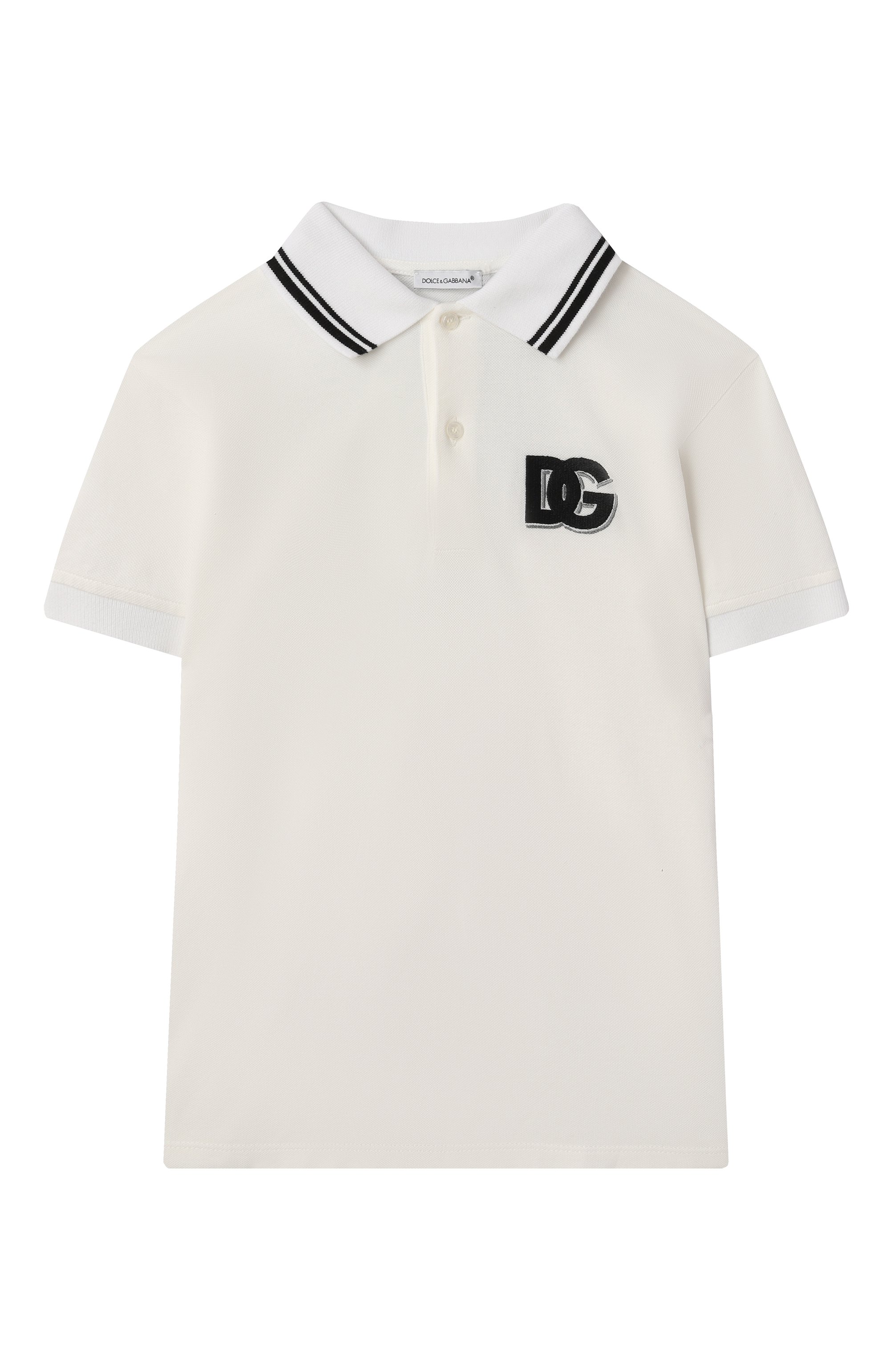 Хлопковое поло DOLCE & GABBANA, арт. L4JTGW/G708A/8-14, фото 1