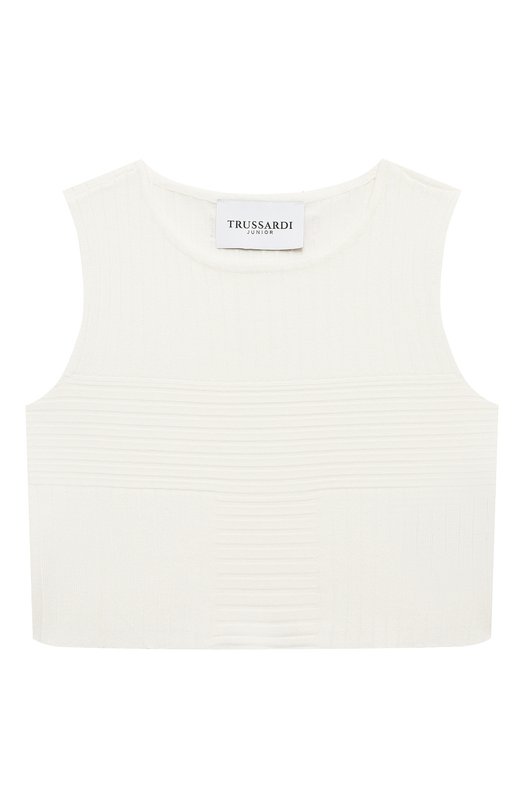 

Топ из вискозы Trussardi junior, Белый
