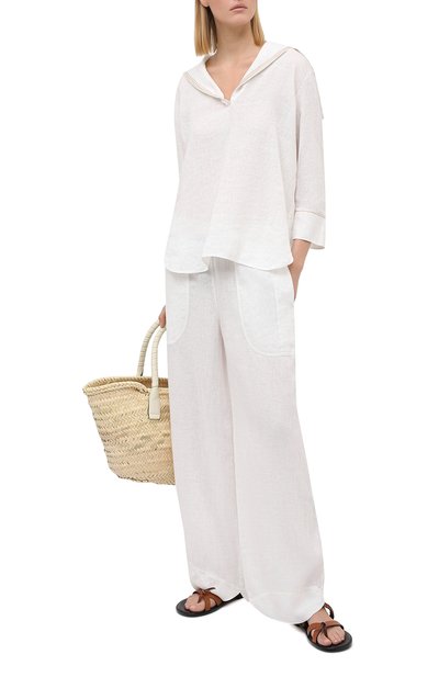 Льняные брюки GIORGIO ARMANI, арт. 0WHPP0EK/T022F, фото 3