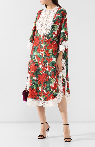 Шелковое платье DOLCE & GABBANA, арт. F6C3RZ/HS1ZW, фото 2