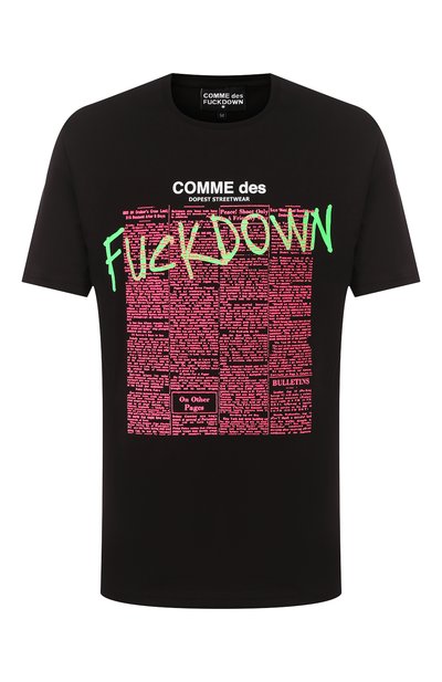 Хлопковая футболка COMME DES FUCKDOWN, арт. CDFU777, фото 1