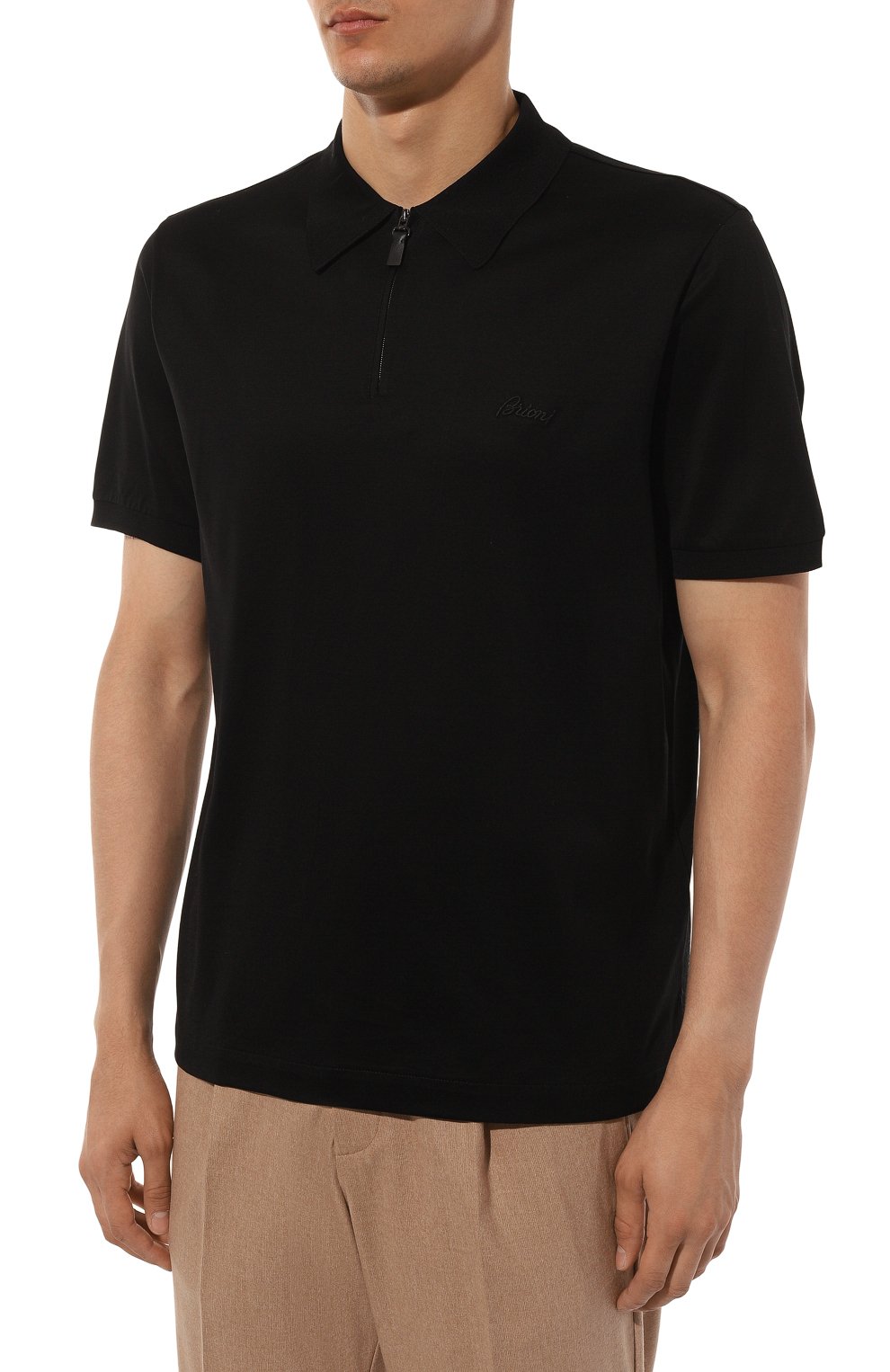 Хлопковое поло BRIONI, арт. UJ9L0L/PZ600, фото 3