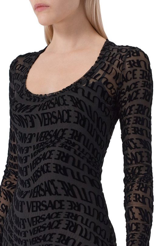 Платье Versace Jeans Couture 79HA0920/JS490 Чёрный  79HA0920/JS490 Фото 4