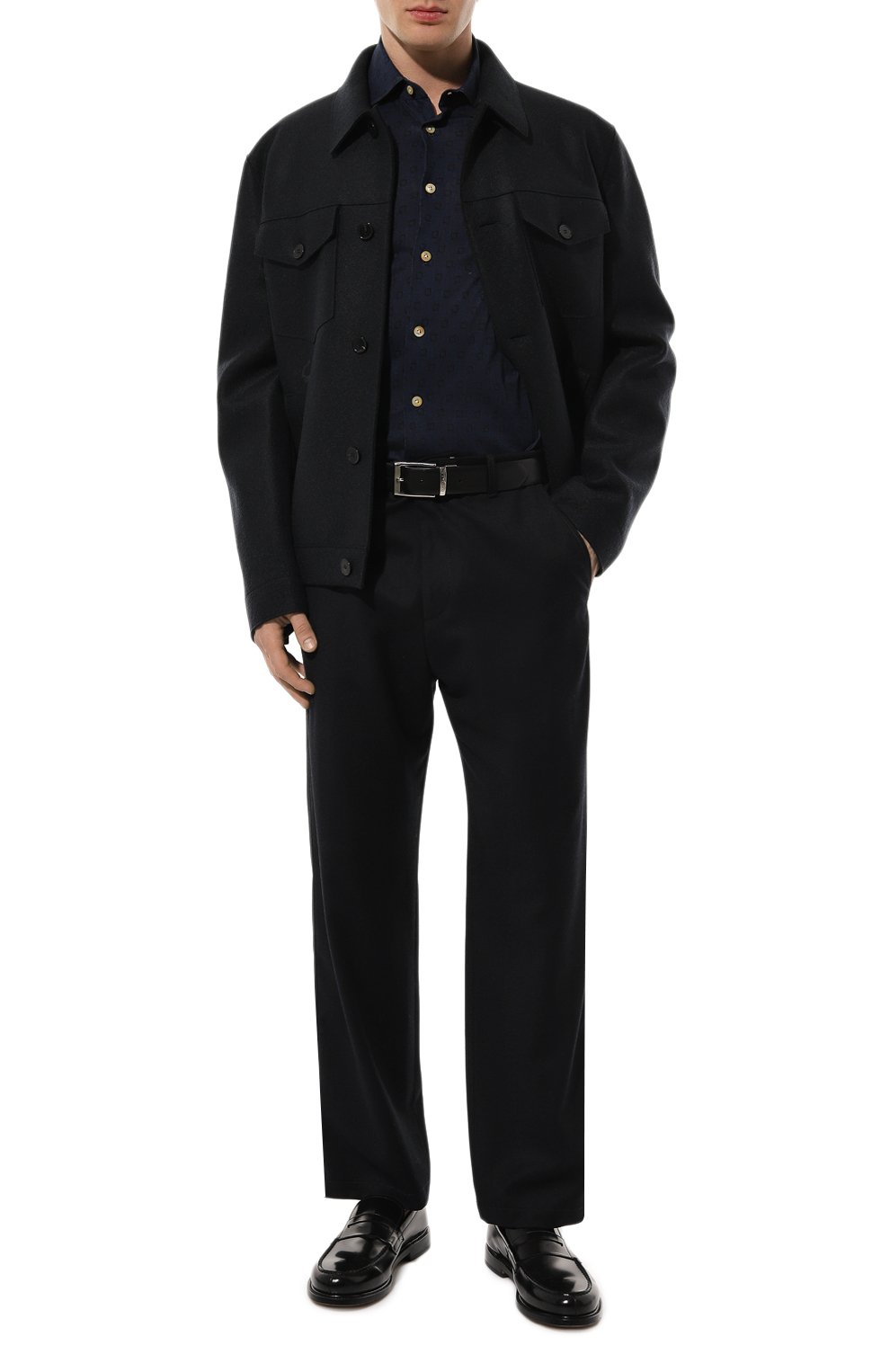 Хлопковая рубашка KITON, арт. UCIH06491, фото 2