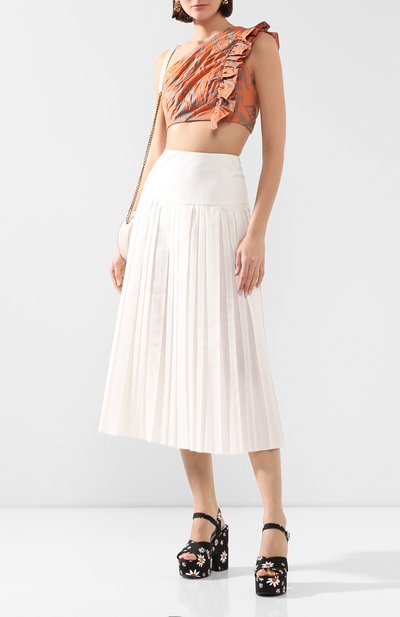 Текстильные босоножки MIU MIU, арт. 5XZ440/3L7K, фото 2