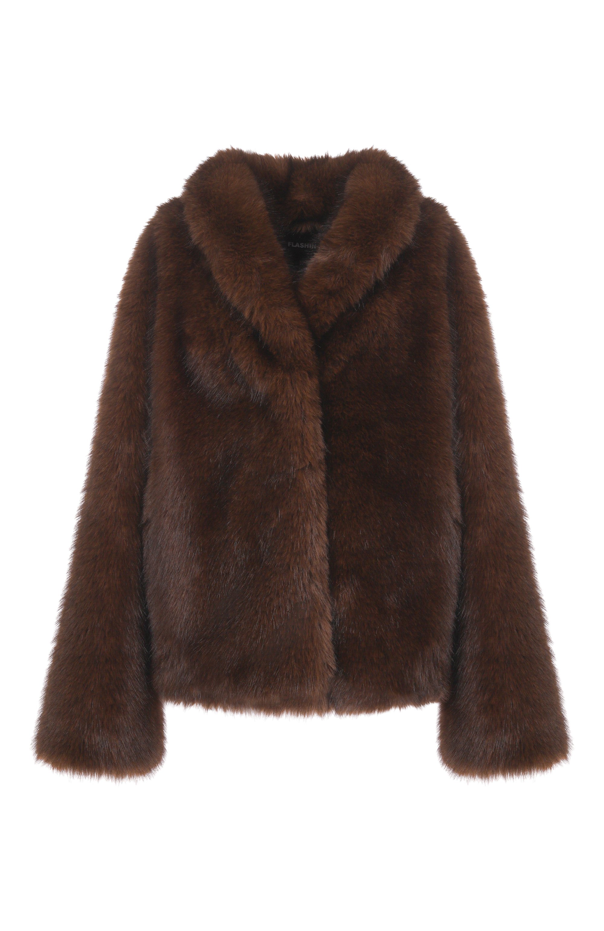 Шуба из экомеха FLASHIN, арт. FF26FCP, фото 1