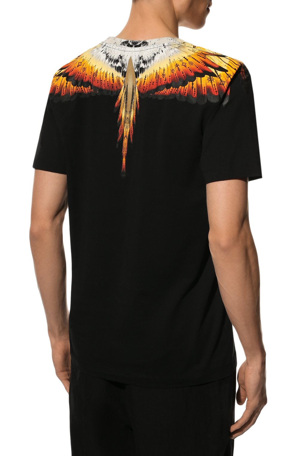 Хлопковая футболка MARCELO BURLON, арт. CMAA018S22JER004, фото 4