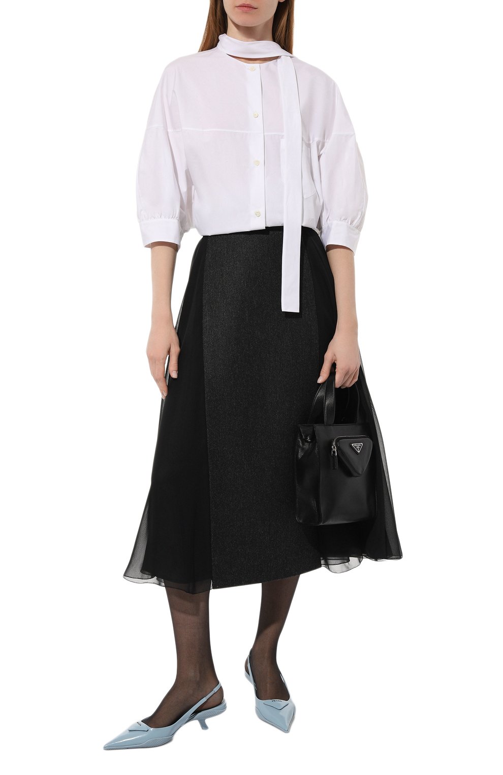 Шерстяная юбка PRADA, арт. P106TG-1ZDB-F0H16-212, фото 2