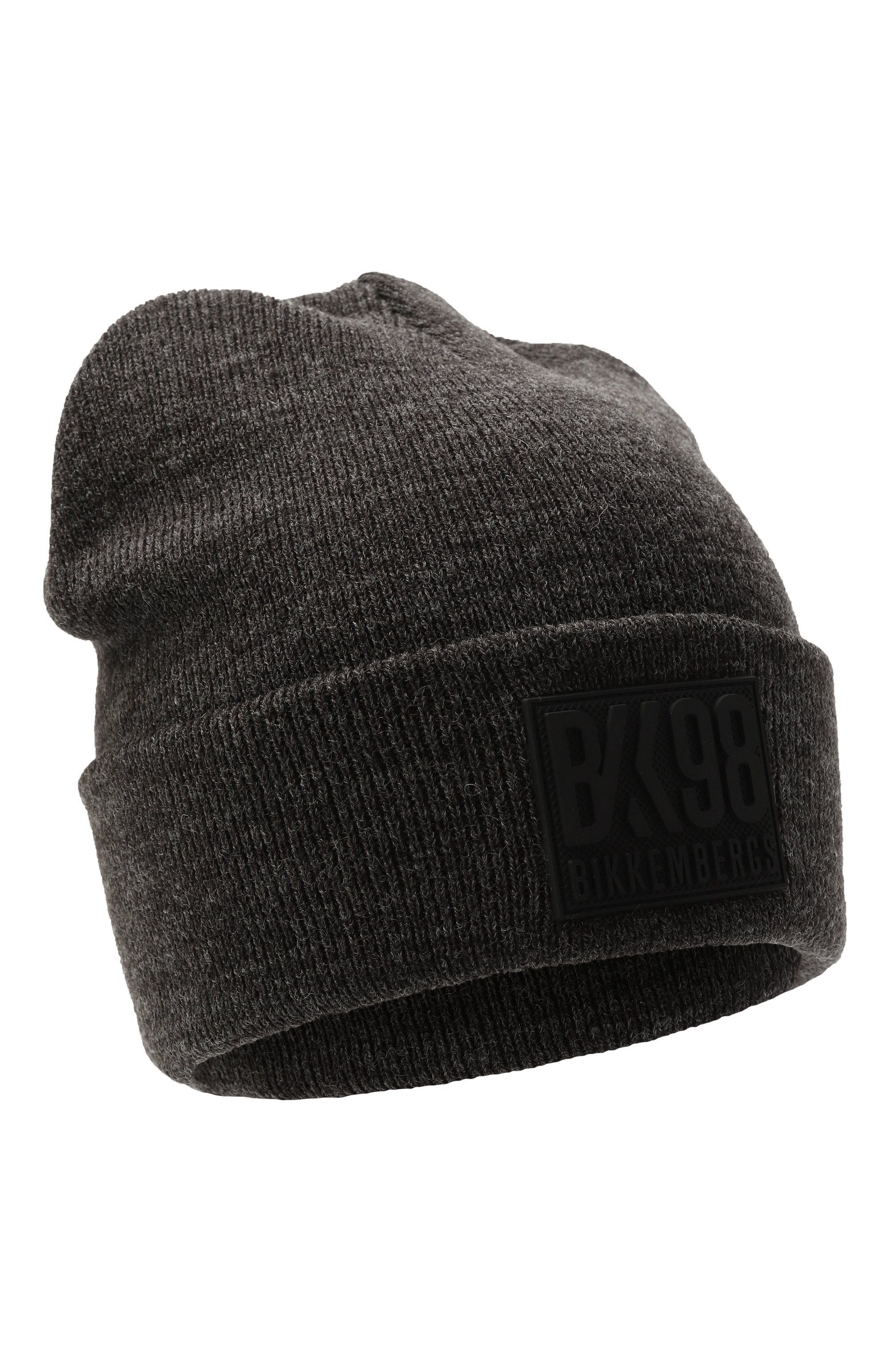 Шапка DIRK BIKKEMBERGS темно-серого цвета по цене 4575 руб., арт. BKCP01195KU, фото 1 Шапка DIRK BIKKEMBERGS, арт. BKCP01195KU, фото 1