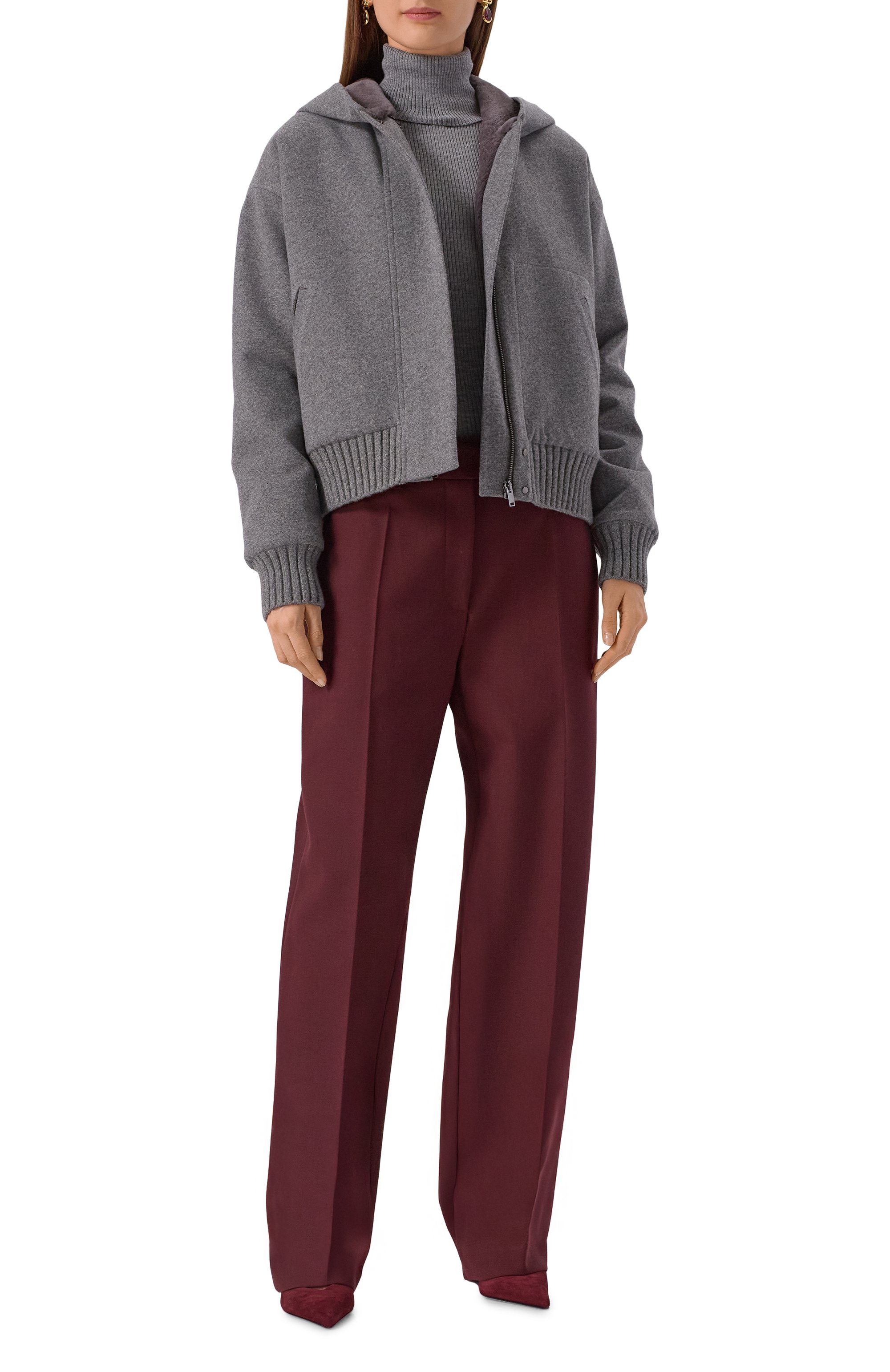 Куртка из шерсти и кашемира с подкладкой из норки MVST, арт. FTXTRBCK-Y336-4V/LP1322, фото 2