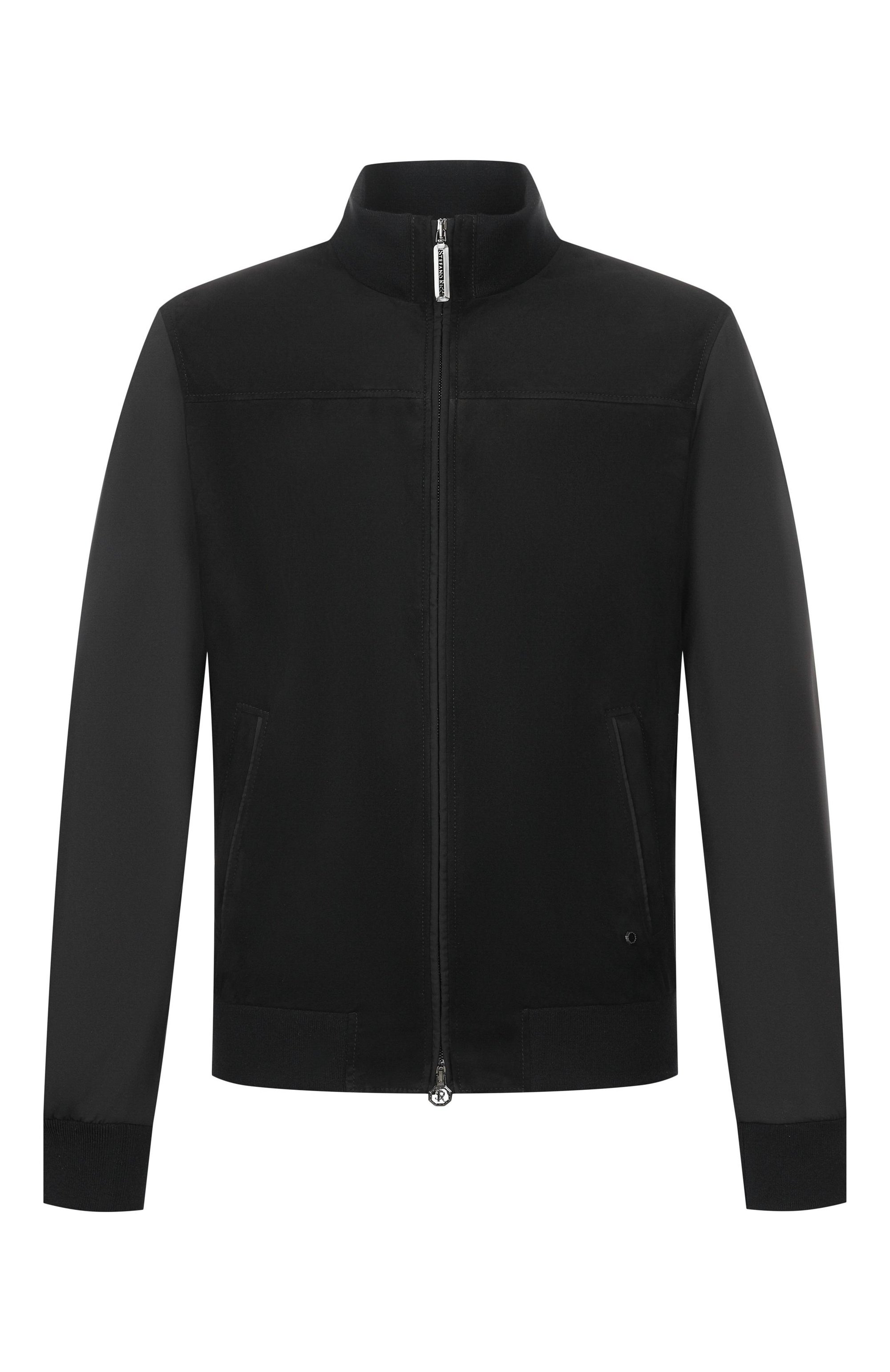 Кожаный бомбер STEFANO RICCI черного цвета по цене 619000 руб., арт. MDJ6100190/5911_001, фото 1 Кожаный бомбер STEFANO RICCI, арт. MDJ6100190/5911_001, фото 1